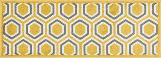 Loloi Terrace HTC01 Citron / Grey Area Rug aerial 1-8 x 5