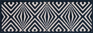 Loloi Terrace HTC04 Ivory / Navy Area Rug aerial 1-8 x 5