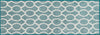 Loloi Terrace HTC20 Teal / Ivory Area Rug aerial 1-8 x 5