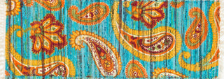 Loloi Aria HAR08 Blue / Multi Area Rug aerial 1-9 x 5