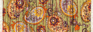 Loloi Aria HAR10 Green / Orange Area Rug aerial 1-9 x 5