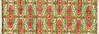 Loloi Aria HAR24 Green / Pink Area Rug aerial 1-9 x 5