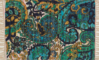 Loloi Aria HAR05 Blue / Multi Area Rug aerial 2-3 x 3-9