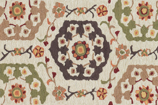 Loloi Francesca FC-16 Beige / Multi Area Rug aerial 2-3 x 3-9