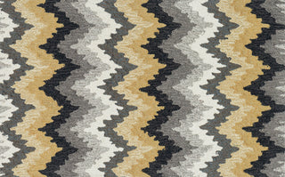 Loloi Francesca FC-22 Grey / Multi Area Rug aerial 2-3 x 3-9