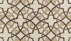 Loloi Francesca FC-42 Ivory / Brown Area Rug aerial 2-3 x 3-9