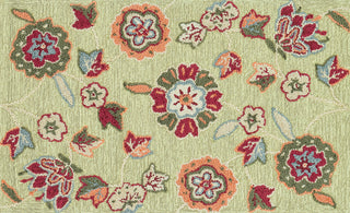 Loloi Juliana JL-02 Green Area Rug aerial 2-3 x 3-9