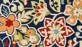 Loloi Olivia HOL05 Blue / Multi Area Rug aerial 2-3 x 3-9