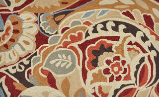 Loloi Summerton SRS09 Red / Multi Area Rug aerial 2-3 x 3-9