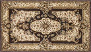 Loloi Welbourne WL-01 Coffee / Ivory Area Rug aerial 2-3 x 3-9