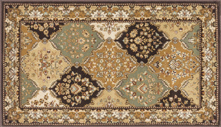 Loloi Welbourne WL-02 Multi / Coffee Area Rug aerial 2-3 x 3-9