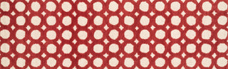 Loloi Weston HWS08 Ivory / Red Area Rug aerial 2-3 x 7-6