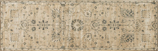 Loloi Nyla NY-24 Sand / Charcoal Area Rug aerial 2-4 x 7-9