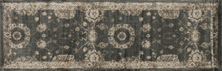 Loloi Nyla NY-25 Charcoal / Beige Area Rug aerial 2-4 x 7-9