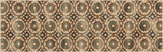Loloi Vista VT-07 Ivory / Rust Area Rug aerial 2-5 x 7-7