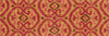 Loloi Milano ML-09 Gold / Berry Area Rug aerial 2-6 x 7-6