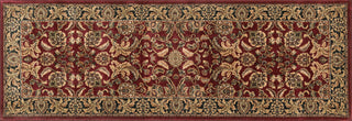 Loloi Stanley ST-01 Red / Charcoal Area Rug aerial 2-6 x 7-9