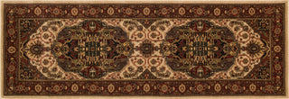 Loloi Stanley ST-07 Beige / Rust Area Rug aerial 2-6 x 7-9