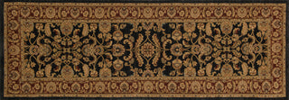 Loloi Stanley ST-11 Black / Rust Area Rug aerial 2-6 x 7-9