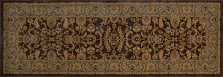Loloi Stanley ST-11 Brown / Blue Area Rug aerial 2-6 x 7-9