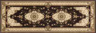 Loloi Welbourne WL-01 Coffee / Ivory Area Rug aerial 2-8 x 7-7