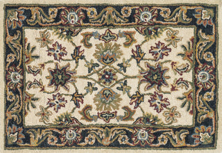 Loloi Maple MP-04 Beige / Black Area Rug aerial 2 x 3