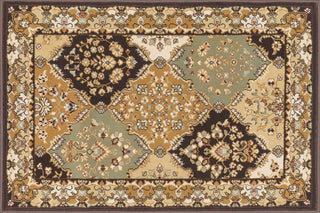 Loloi Welbourne WL-02 Multi / Coffee Area Rug aerial 2 x 3