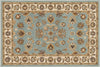 Loloi Welbourne WL-04 Blue / Ivory Area Rug aerial 2 x 3