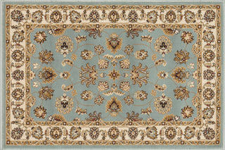 Loloi Welbourne WL-04 Blue / Ivory Area Rug aerial 2 x 3