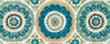 Loloi Olivia HOL07 Ivory / Aqua Area Rug aerial 2 x 5