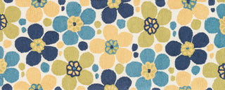 Loloi Summerton SRS16 Ivory / Blue Area Rug aerial 2 x 5