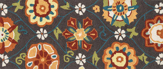 Loloi Summerton SRS19 Coffee / Spice Area Rug aerial 2 x 5