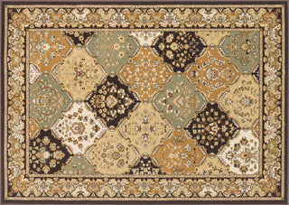 Loloi Welbourne WL-02 Multi / Coffee Area Rug aerial 3-10 x 5-7