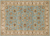 Loloi Welbourne WL-04 Blue / Ivory Area Rug aerial 3-10 x 5-7