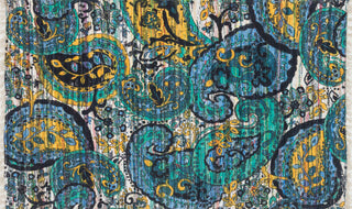 Loloi Aria HAR05 Blue / Multi Area Rug aerial 3-6 x 5-6