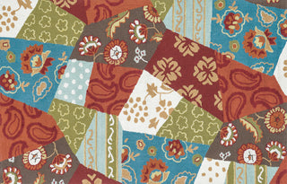 Loloi Juliana JL-23 Rust / Patch Area Rug aerial 3-6 x 5-6