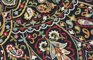 Loloi Juliana JL-32 Black Area Rug aerial 3-6 x 5-6