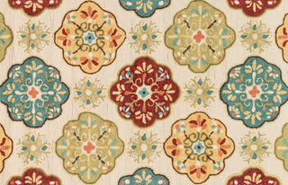 Loloi Olivia HOL03 Ivory / Sage Area Rug aerial 3-6 x 5-6