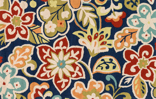 Loloi Olivia HOL05 Blue / Multi Area Rug aerial 3-6 x 5-6