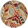 Loloi Summerton SRS09 Red / Multi Area Rug aerial 3 x 3 round