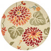 Loloi Summerton SSC07 Maize Area Rug aerial 3 x 3 round