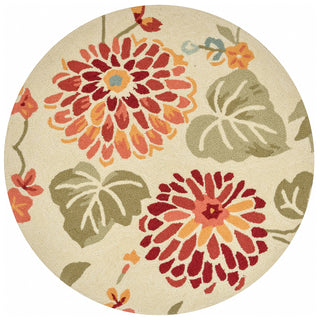 Loloi Summerton SSC07 Maize Area Rug aerial 3 x 3 round