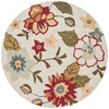 Loloi Summerton SSC12 Ivory / Olive Area Rug aerial 3 x 3 round