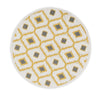 Loloi Terrace HTC08 Citron / Ivory Area Rug aerial 3 x 3 rounds