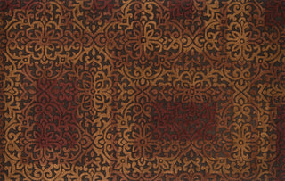 Loloi Alexi AJ-01 Brown / Spice Area Rug aerial 5-0 x 7-6