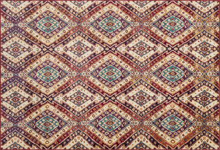 Loloi Sierra SB-02 Ivory / Multi Area Rug aerial 5-2 x 7-7
