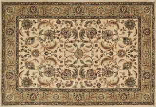 Loloi Stanley ST-01 Beige / Green Area Rug aerial 5-2 x 7-7