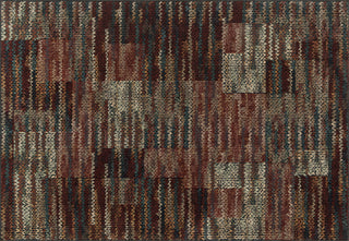 Loloi Vista VT-03 Rust / Multi Area Rug aerial 5-2 x 7-7