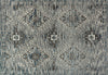 Loloi Izmir IZ-02 Blue / Charcoal Area Rug aerial 5-3 x 7-6
