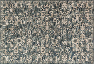 Loloi Izmir IZ-03 Navy / Neutral Area Rug aerial 5-3 x 7-6